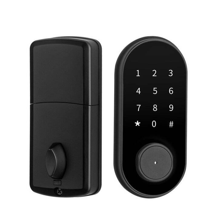 tuya-ล็อคแอปรีโมทคอนโทรลไร้สายแบบ-deadbolt-ประตูล็อคอัจฉริยะอิเล็กทรอนิกส์-wifi-ล็อคกันขโมยอพาร์ทเมนต์