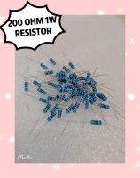 200 OHM 1W RESISTOR (1ชุดมี20ชิ้น)