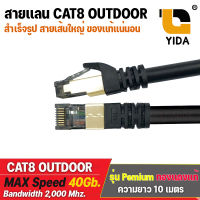 [พร้อมส่งในไทย] Xll สายแลน CAT8 Lan Cable outdoor ความยาว 1,1.5, 2, 3, 5,10,15, 20,30,40,50เมตร