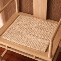 Direct sales new handmade mat straw tuft cushion tatami mat home office chair cushion tea ceremony with breathable no smell