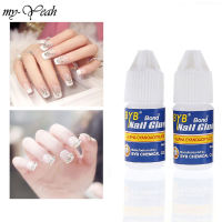 4Pcs/set Nail Glue Fast-dry Adhesive Acrylic French Art False Tips 3D Decoration Glue Nail Rhinestone Makeup Cosmetic Tools