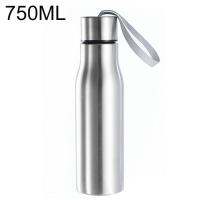 SJIOJ 500/750Ml แบบพกพาสแตนเลสถ้วยน้ำขวดเบียร์เครื่องดื่ม Tote เชือก