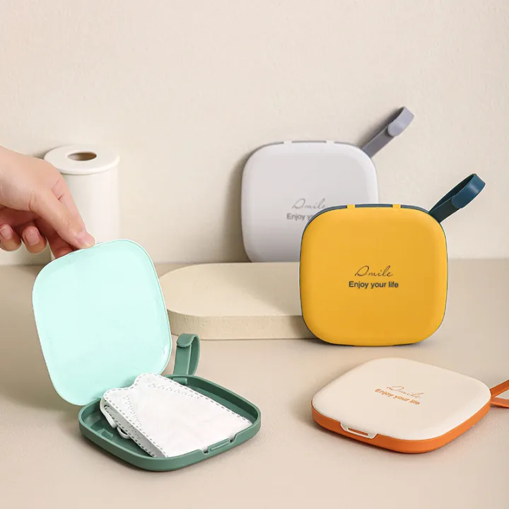 New KF94/KN95 Disposable Face Mask Case Portable Storage Case Holder