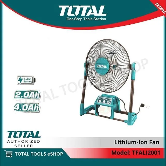 TOTAL TOOLS CORDLESS FAN (13") 20V (TFALI2001) Lazada PH