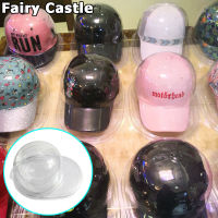 Fairy Castle】หมวกสเตอริโอรองรับผู้ถือ PVC โปร่งใสหมวกเบสบอลกล่องสามารถแขวนได้สองชั้นปิดผนึกกันฝุ่น