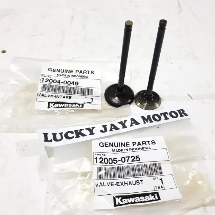 Payung Klep Valve Set Klx Intake Dan Exhaust Original Lazada