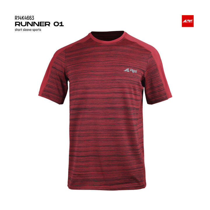 Kaos Pendek Pria Dry Fit Runner 01 Arei Lazada Indonesia