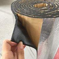 2000x500mm 10mm Aluminum Foil Sound Deadener Insulation Mat Noise Heat Shield Insulation Car Deadening Foam Cotton Sound