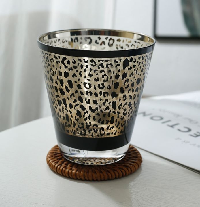 ins-style-cup-european-and-high-value-water-leopard-print-juice-glass-breakfast-milk-restaurant-coffee