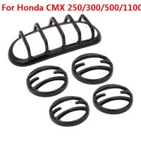 สำหรับ Honda Rebel CMX 300 500 1100 17-22ด้านข้างด้านหน้ารถจักรยานยนต์ย่างสัญญาณไฟเลี้ยวฝาครอบป้องกันขอบคิ้วไฟหน้ารถยนต์ตัวบ่งชี้ส่วนท้าย