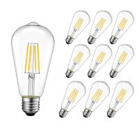 4W LED Light Bulb E27 220V Edison Screw Bulbs 2700K Warm White LED Filament Candle Light Lamp for Ceiling Chandelier Pendant