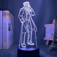 Attorney Edgeworth Led Night for Bedroom Decor Birthday Lamp Gadget