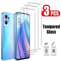 3Pcs Screen Protector For Oppo Reno 7 5G 8 Find X3 Lite X5 Lite Tempered Glass For OPPO A96 A76 A16 A74 A94 A54 A15 A73 A93 A12