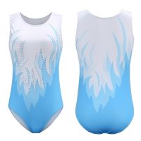 Adult Women Ballet Dance Dress Shiny Diamond Rhythmic Gymnastics Embroidery Dance Clothes Leotards Training Dance Dress