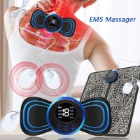 ZZOOI Electric Neck Massager EMS Muscle Stimulation Neck Pulse Patch Fitness Massagead Relaxation Treatments Back Pain Relief Massage Chairs &amp; Massager