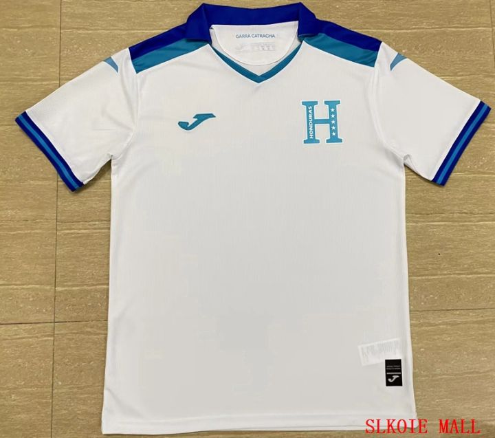 เสื้อเจอร์ซีย์ใส่อยู่บ้านฮอนดูรัส2023-2024เสื้อเสื้อแข่งฟุตบอลคุณภาพดีแบบไทยสำหรับผู้ชาย