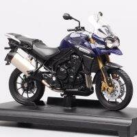 Kids 1/18 Scale Small Welly Triumph Tiger Explorer 1200 800 Touring Motorbike Diecasts Toy Vehicles Motorcycle Model Replicas