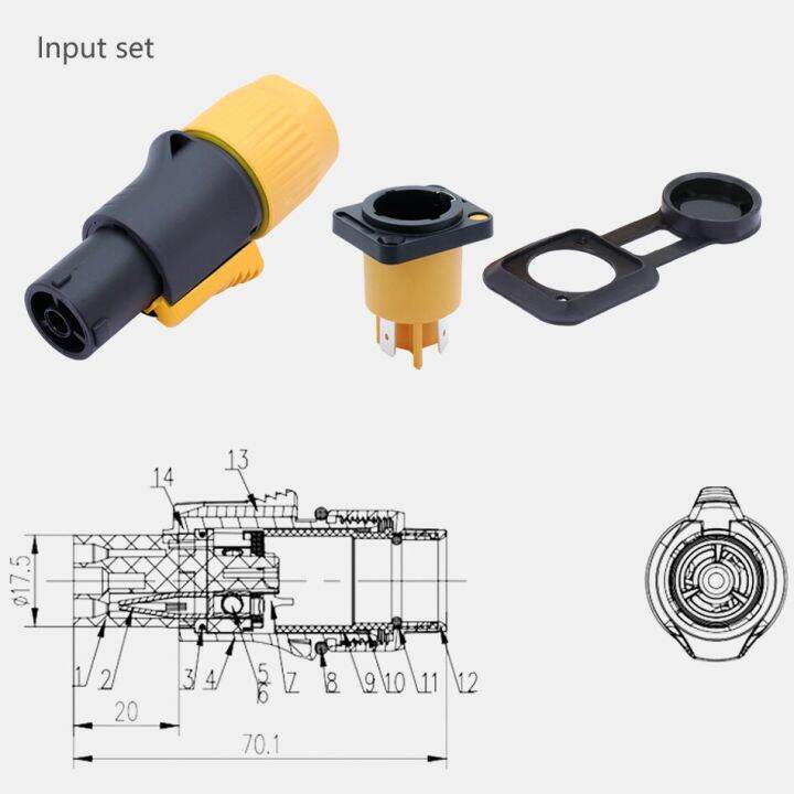 1pc-waterproof-powercon-true-connector-female-jack-nac3fx-w-power-female-socket-ip65-waterproof-powercon-chassis-connectors-wires-leads-adapters