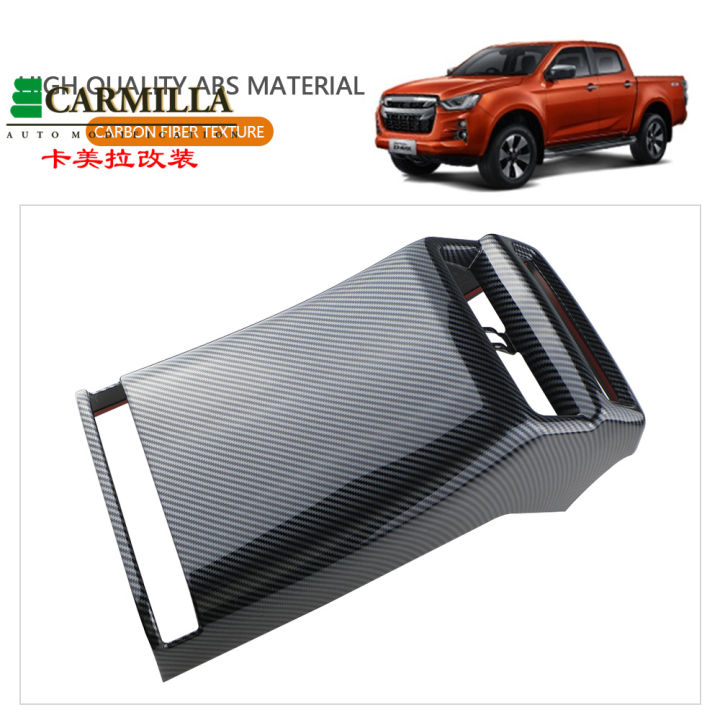 เครื่องปรับอากาศด้านหลังสำหรับ-isuzu21-d-max-ระบายอากาศอุปกรณ์เสริมกรอบตกแต่งแบบรวมทุกอย่างป้องกันแผ่นเตะ