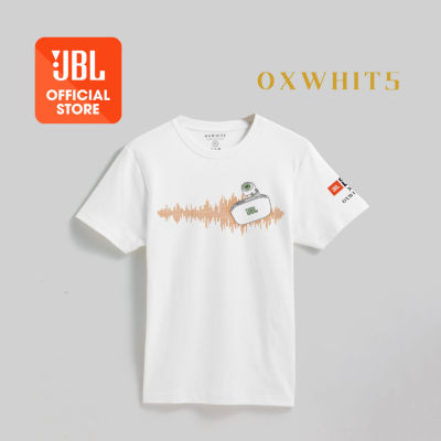 JBL X OXWHITE Limited Edition Premium Weight Cotton Crew Exclusive Tee (L size)