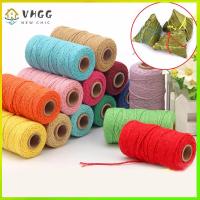 VHGG 100meters/roll Bakers Christmas Home Decor Packing Craft Projects Cotton Cords Twine String DIY Rope