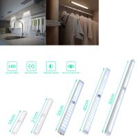 Rechargeable LED Under Cabinet Lighting Closet Light Motion Sensor Kitchen Night Wardrobe With Magnetic Strip For Stairs Bedroom Night Lights