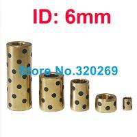 1ชิ้น Jdb แบริ่งทองเหลืองกราไฟท์ Bushing Sleeve ทองแดง Oilless Id 6X10X15 6X12X19มม. 6X8X6 /8/10/12/15/20 6X10X6 6X12X35 10/30