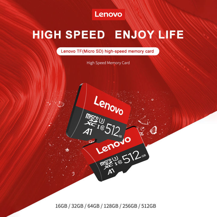 LENOVO Micro SD CARD Memory Card 16GB/32GB/64GB/128GB/256GB/512GB SD ...