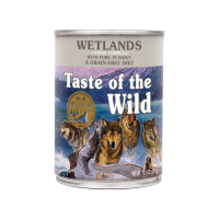 Taste of the Wild Wetlands Canine Formula (can) 13 0z. เทสต์ออฟเดอะไวลด์ เวทแลนด์ ฟาวล์ กระป๋อง 368.43 กรัม