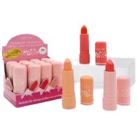 (1กล่อง บรรจุ 12 แท่ง) ลิปมันสีระเรื่อ Sheene Moisturizer Lip Care Plus (มีให้เลือก3สี แดง , ชมพู , ส้ม)