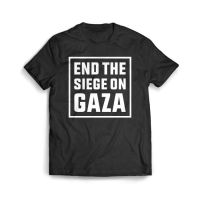 เสื้อผ้าผชเสื้อยืด ลาย End The Siege On Gaza 2S-5XL  3LAA