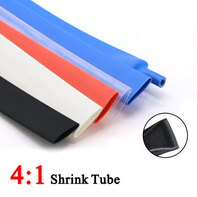Length 1meter 4-32mm Dual-Wall Adhesive Lined 4:1 Heat Shrink Tubing ROHS Waterproof