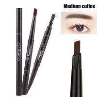 5 Colors Natural Makeup Double Heads Automatic Eyebrow Pencil Waterproof Long lasting Easy Ware Eyebrow Pen with Eyebrow Brush