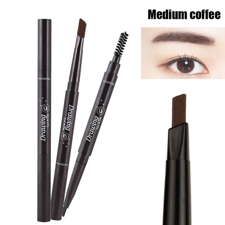 double-heads-automatic-eyebrow-pencil-waterproof-long-lasting-pen-with-eyebrow-brush-mh88