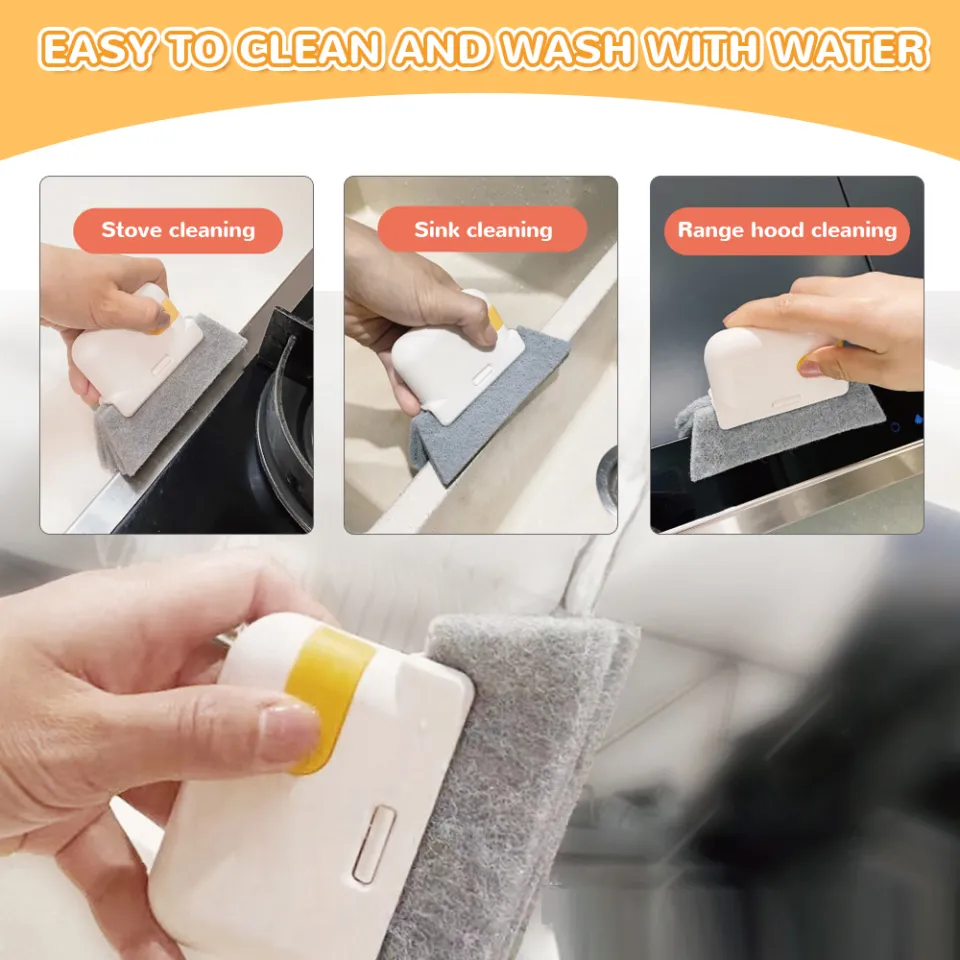 Cleaning Brush Sliding Door Track Cleaning Tools Hand-held Crevice Cleaner  2 in 1 Groove Cleaning Tool Window Frame Door Groove - AliExpress