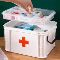 bjh☽  Aid Medicine Emergency Layers Boxes Organizer