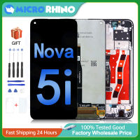 6.4นิ้ว LCD สำหรับ nova 5I จอแสดงผล GLK-LX1 GLK-LX2 GLK-ALK-ALK- LX3 Touch Screen Digitizer ASSEMBLY อะไหล่เปลี่ยน