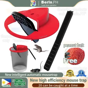 Bucket Lid Mouse Rat Trap Automatic Mousetrap Rodent Catcher Kitchen Garden  Flip Mouse Trap Automatic Continuous Mouse Trap