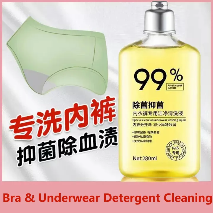 Bra & Underwear Detergent Cleaning 99.9 Antibacterial Sterilization
