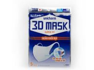 Khẩu trang ngăn khói bụi Unicharm 3D Mask 5 cái thumbnail