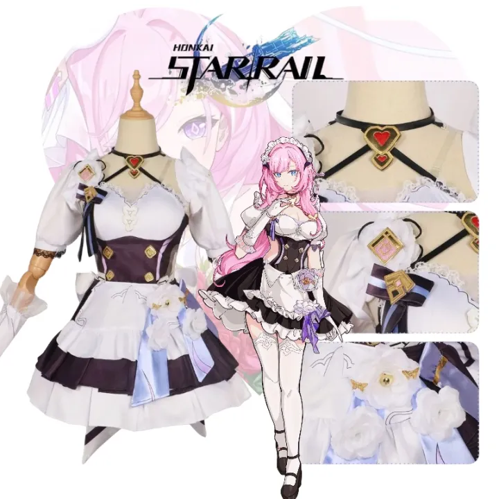 honkai-impact-3rd-elysia-maid-ชุดคอสเพลย์-เกมอะนิเมะ-สําหรับปาร์ตี้ฮาโลวีน