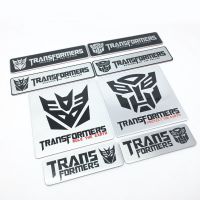 Car styling 3D Aluminum alloy Transformers logo car stickers Emblem Badge Car Styling Auto Decals Creative Auto Accessories