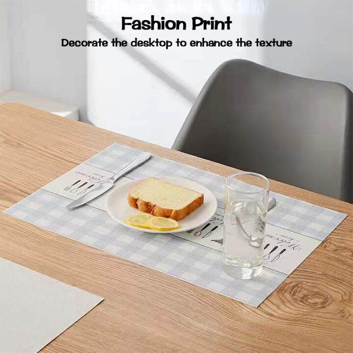 246-pcs-placemat-waterproof-table-mat-heat-insulation-pad-oil-proof-anti-slip-washable-dining-and-household-coaster-placemat