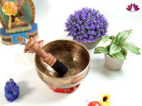 ขันทิเบตแฮนด์เมด ขนาด13.9ซม. น้ำหนัก506กรัม ชามทำสมาธิแฮนด์เมด Tibetan Handmade Singing Bowl