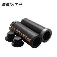 3SIXTY Folding Bicycle Leather Grip Short Cylindrical Type Fit to Brompton&amp;3SIXTY&amp;MTB Bicycles Handlebars