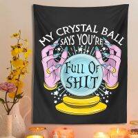 Tapestry Wall Hanging crystal ball Hand Divination Witchcraft Hippie Mattress Dorm Room