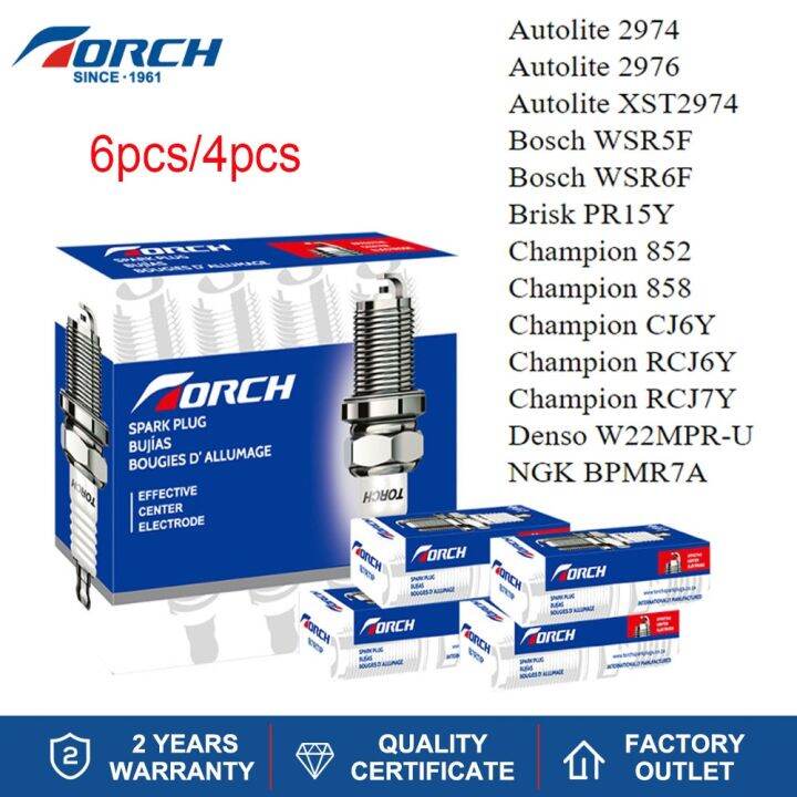 yf-new-4pcs-6pcs-torch-spark-plug-l7rtc-for-xst2974-wsr6f-champion-rcj7y-denso-w22mpr-u-candle-bpmr7a-gasoline-engine