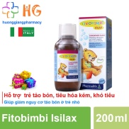 Fitobimbi Isilax Hỗ trợ giảm táo bón tiêu hóa kém khó tiêu cho bé Bổ sung