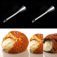 【hot】 1Pcs Icing Piping Nozzle Puff Set Decorating Pastry