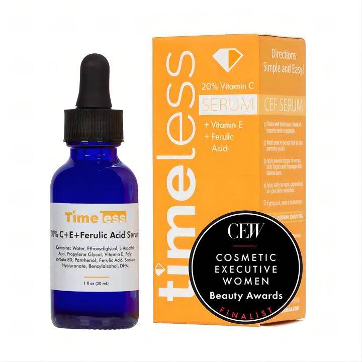 Timeless Skin Care 20 Vitamin C E Ferulic Acid Serum 30ml 1 Oz